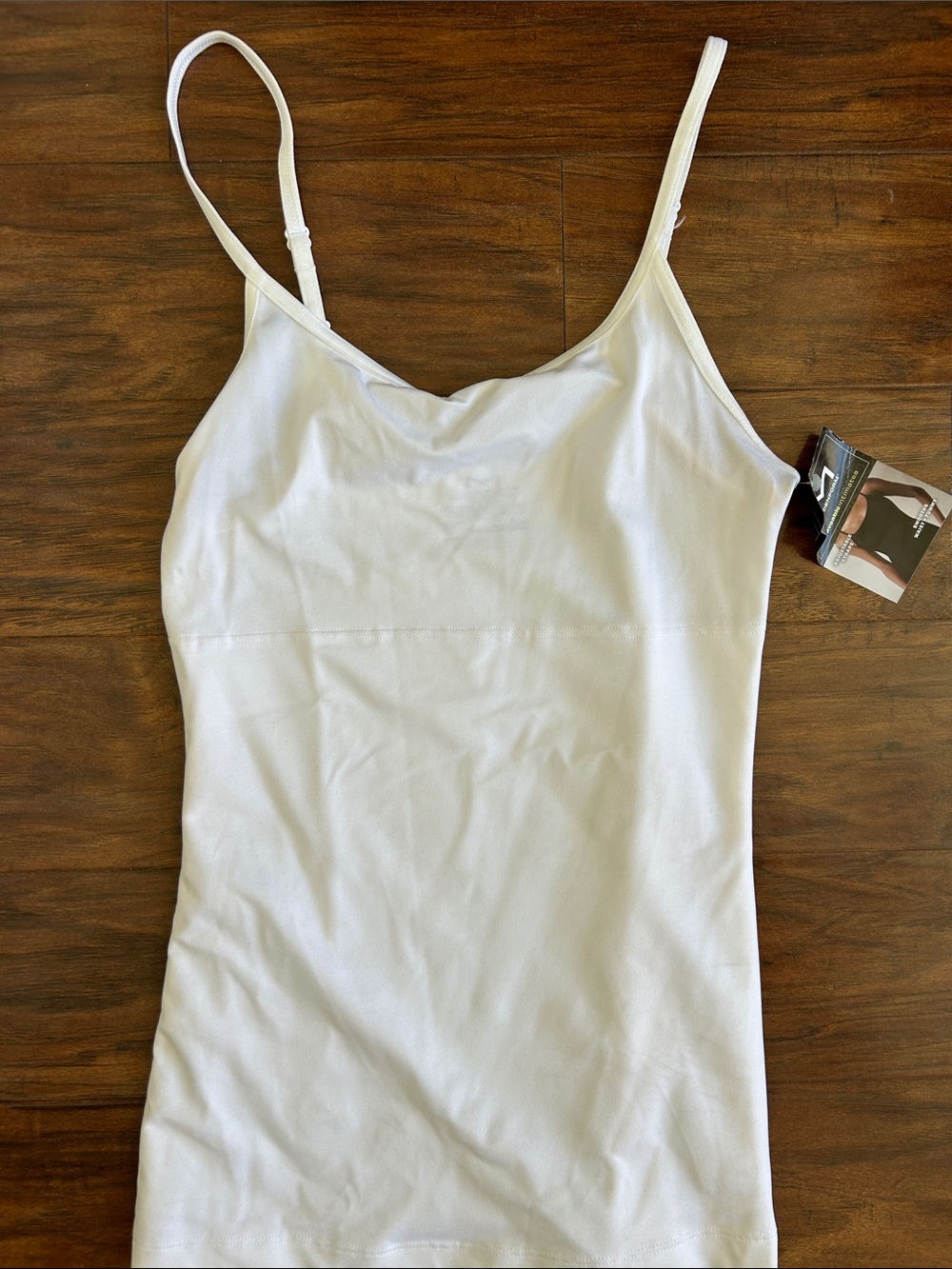 Maidenform White Slim Adjustable Strap Camisole